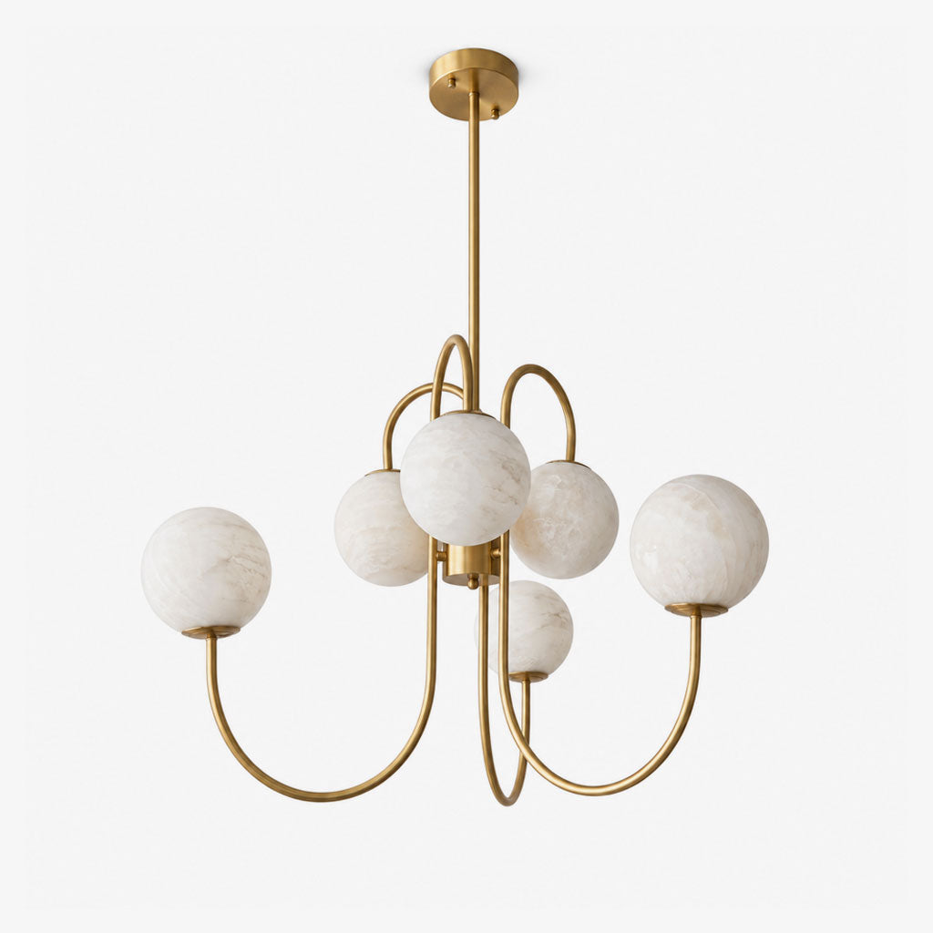 Greshford Candelabru glob din alabastru