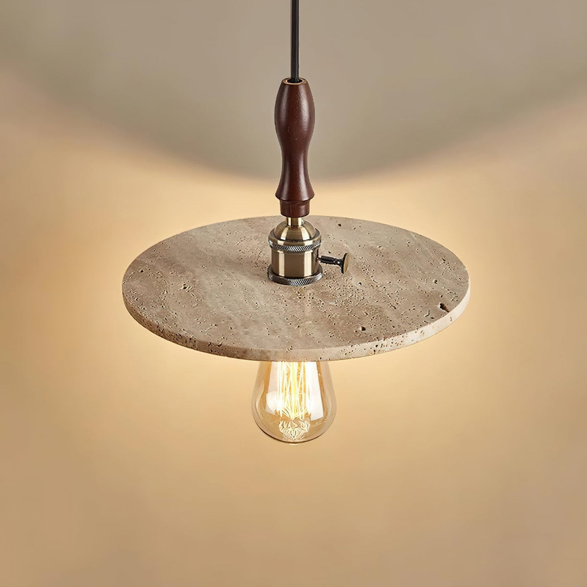 Norerelia lampă suspendată Ritta Orbit travertin