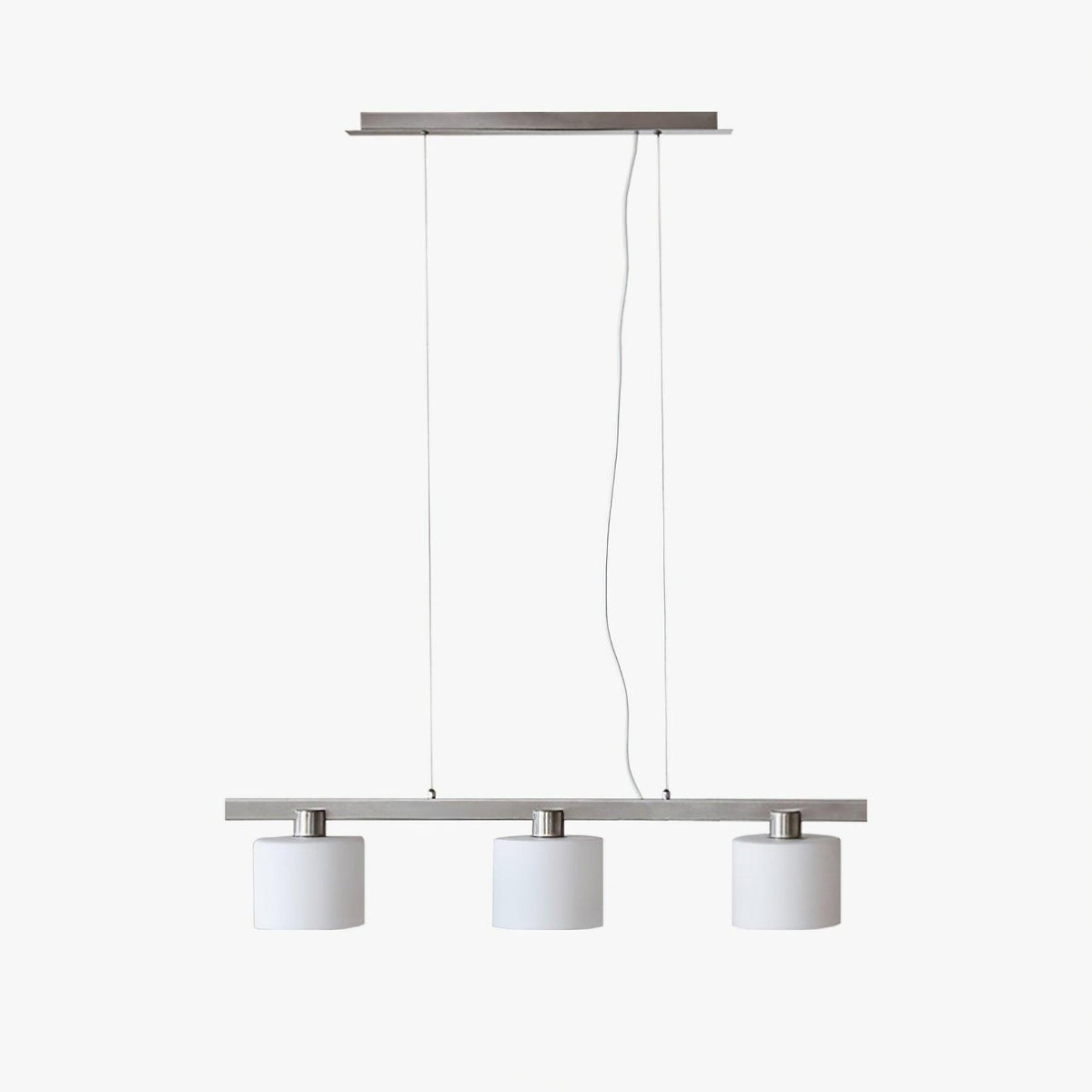 Arisha Cluster lampă suspendată albă, 3 surse de lumină, din metal/sticlă