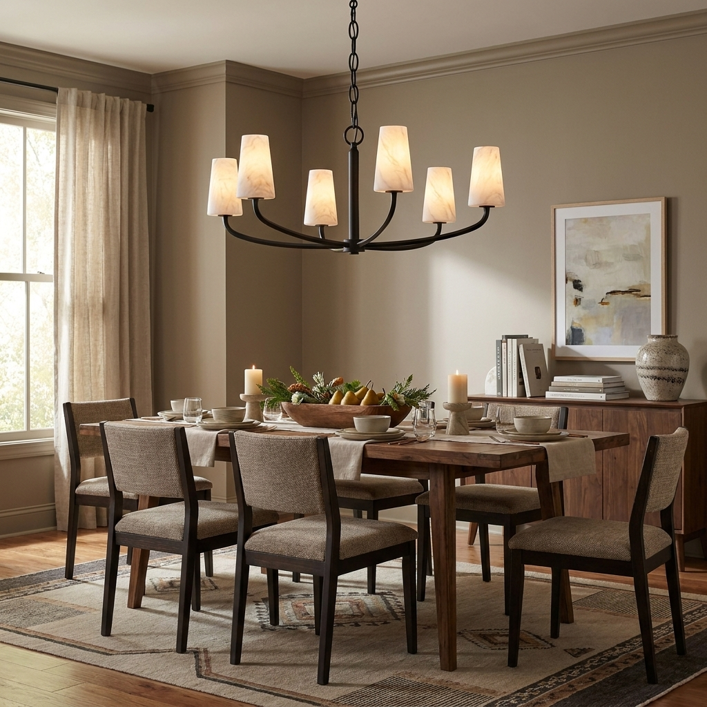 Norford candelabru din alabastru