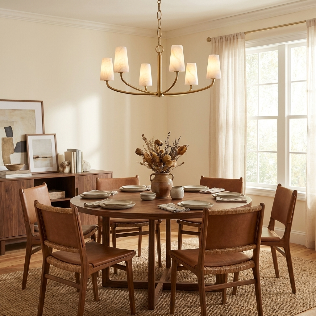 Norford candelabru din alabastru