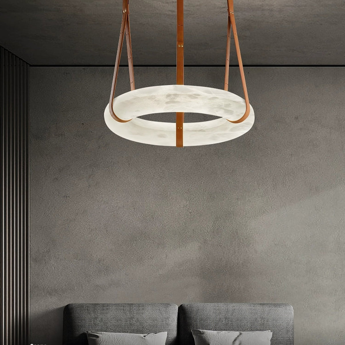 Tarys Candelabre alabastru Varianta cu Curea de Piele B