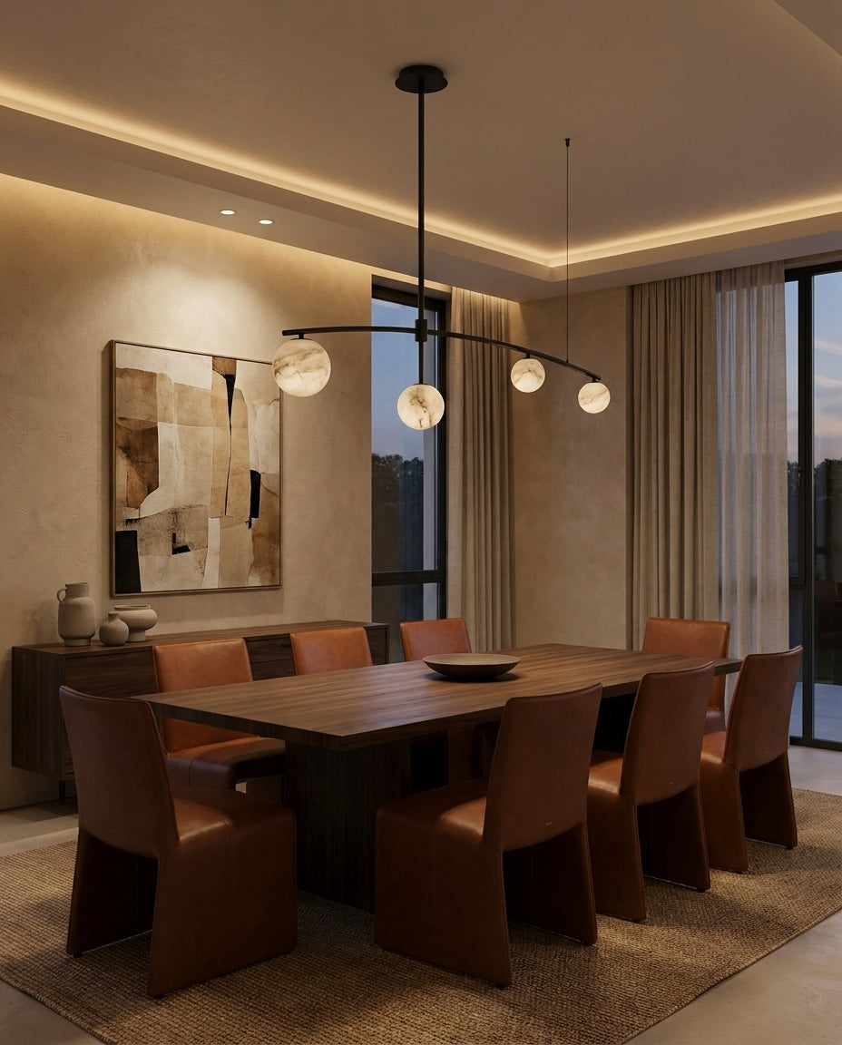 Eastvale8 Candelabru din alabastru