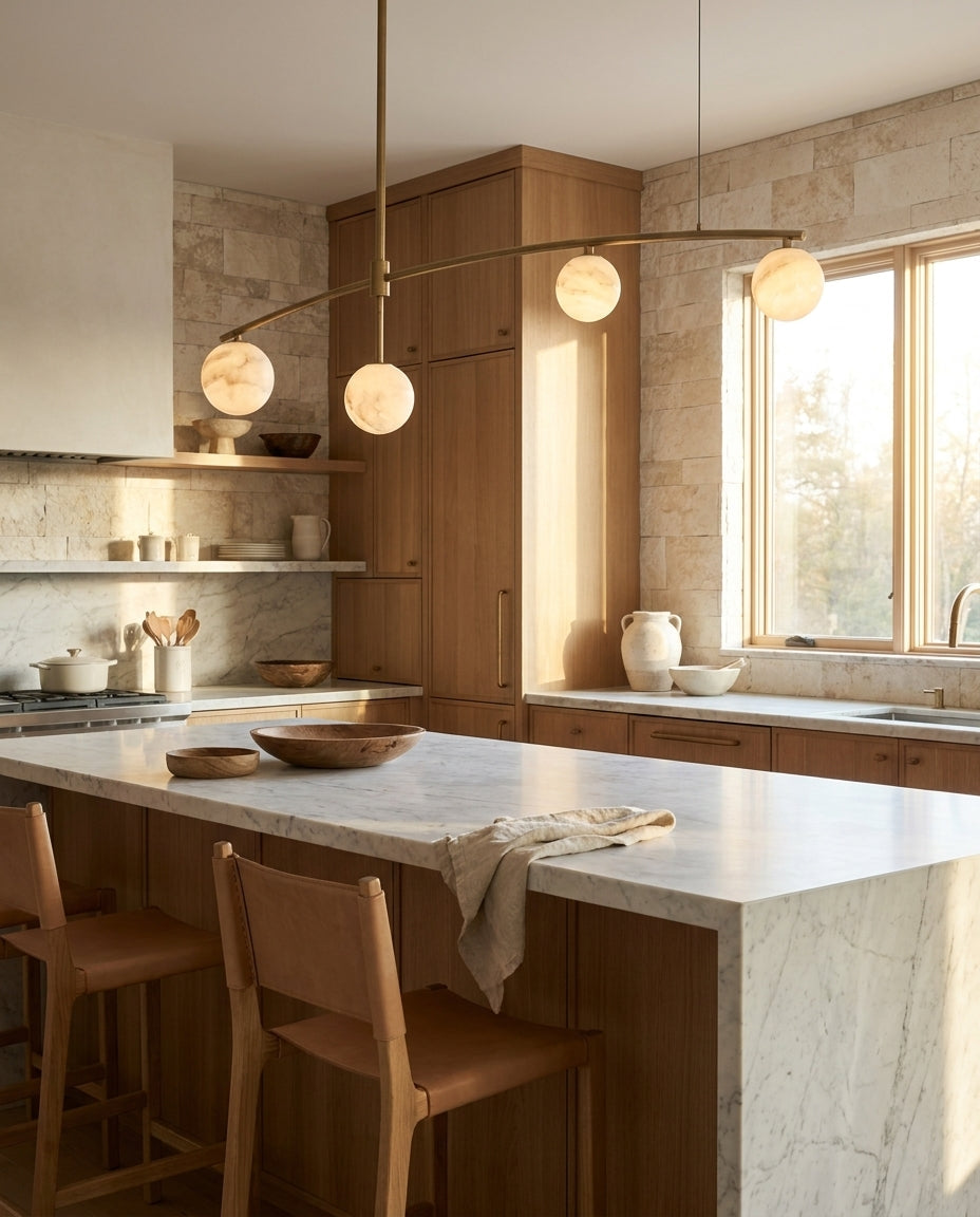 Eastvale8 Candelabru din alabastru