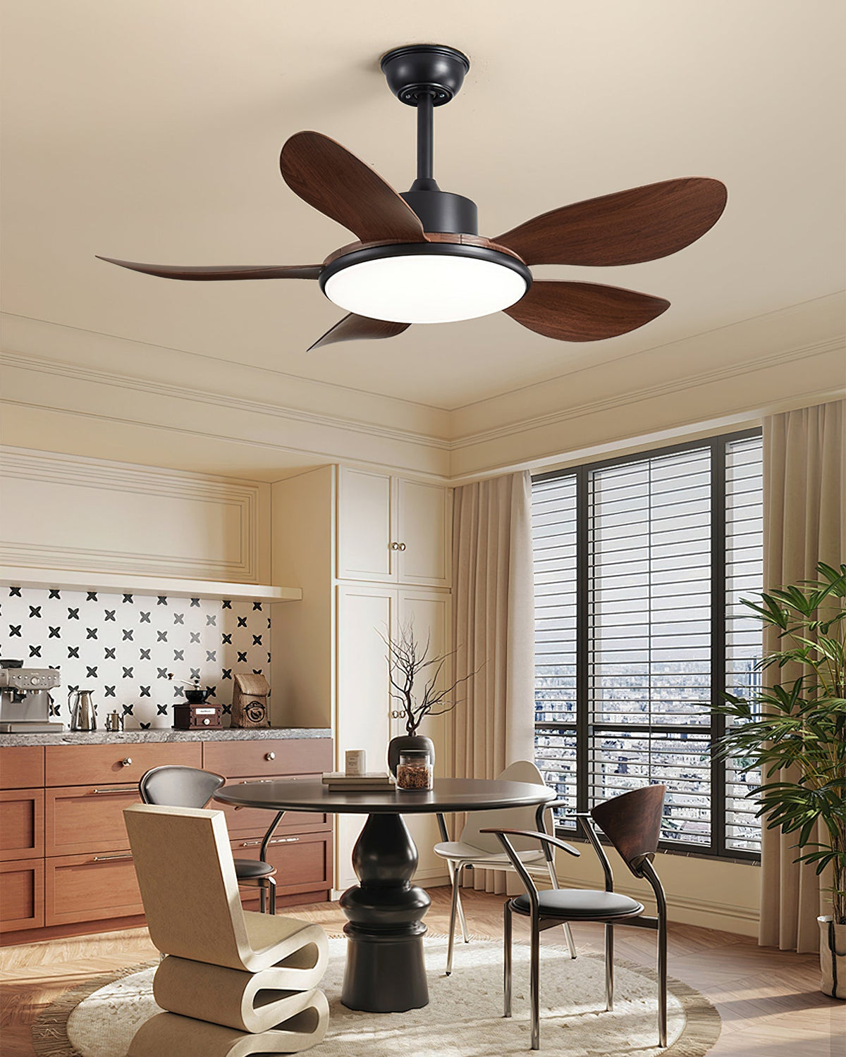 Rivivaine ventilator de tavan cu lumină