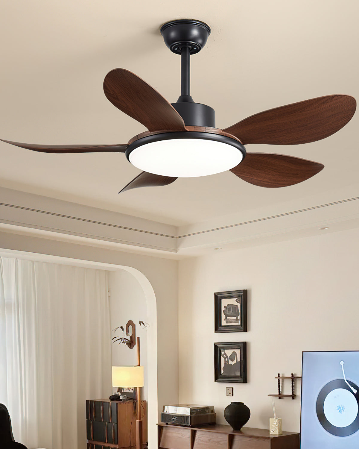 Rivivaine ventilator de tavan cu lumină