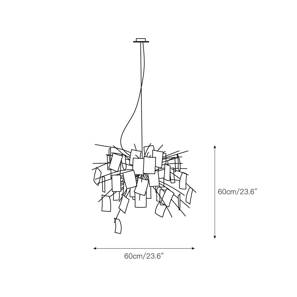 Luninena candelabru din hârtie