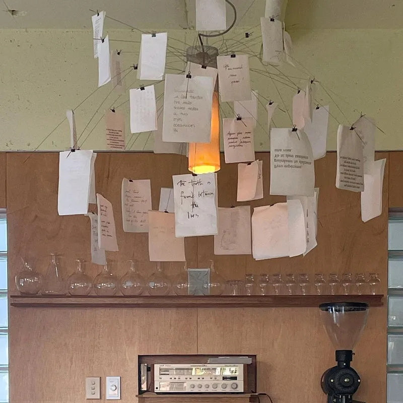 Luninena candelabru din hârtie