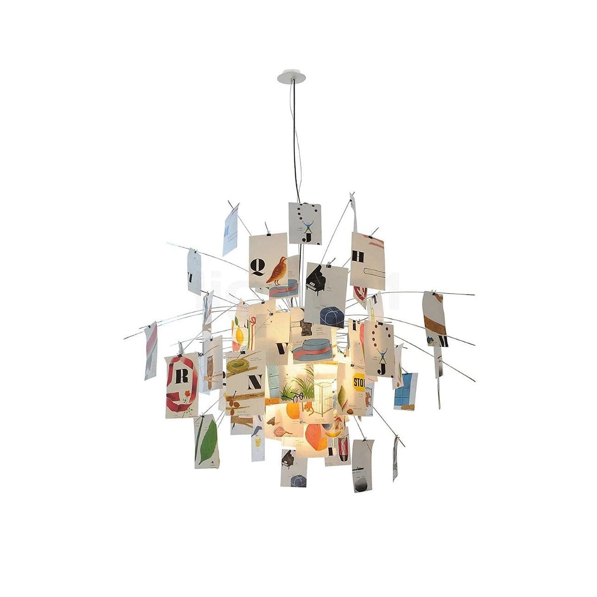 Luninena candelabru din hârtie