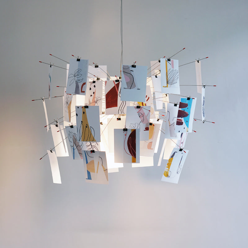 Luninena candelabru din hârtie