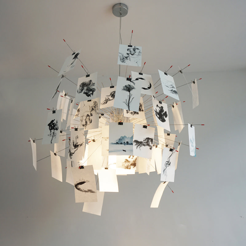 Luninena candelabru din hârtie