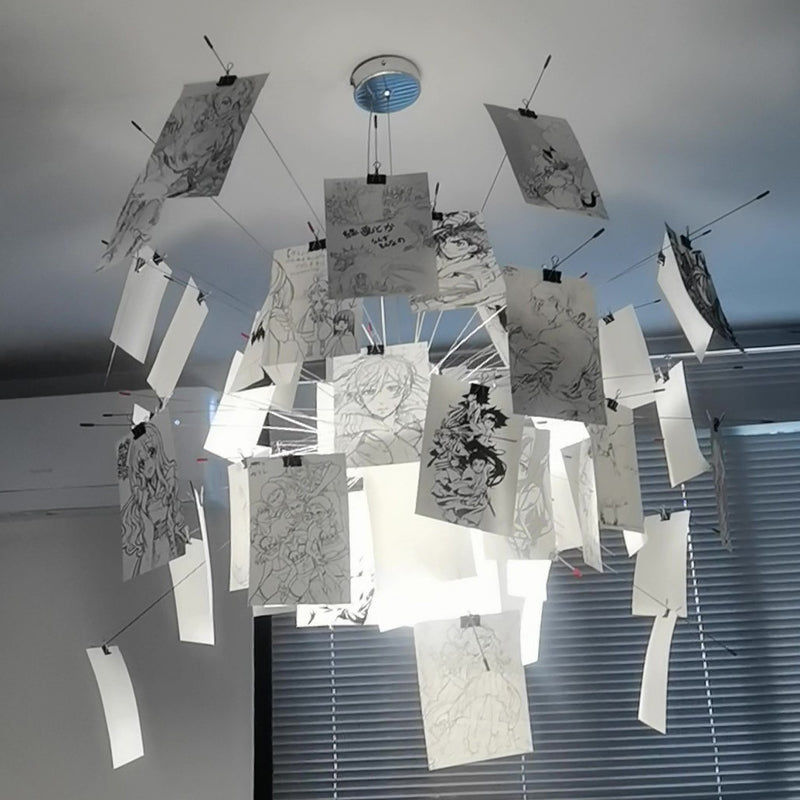 Luninena candelabru din hârtie