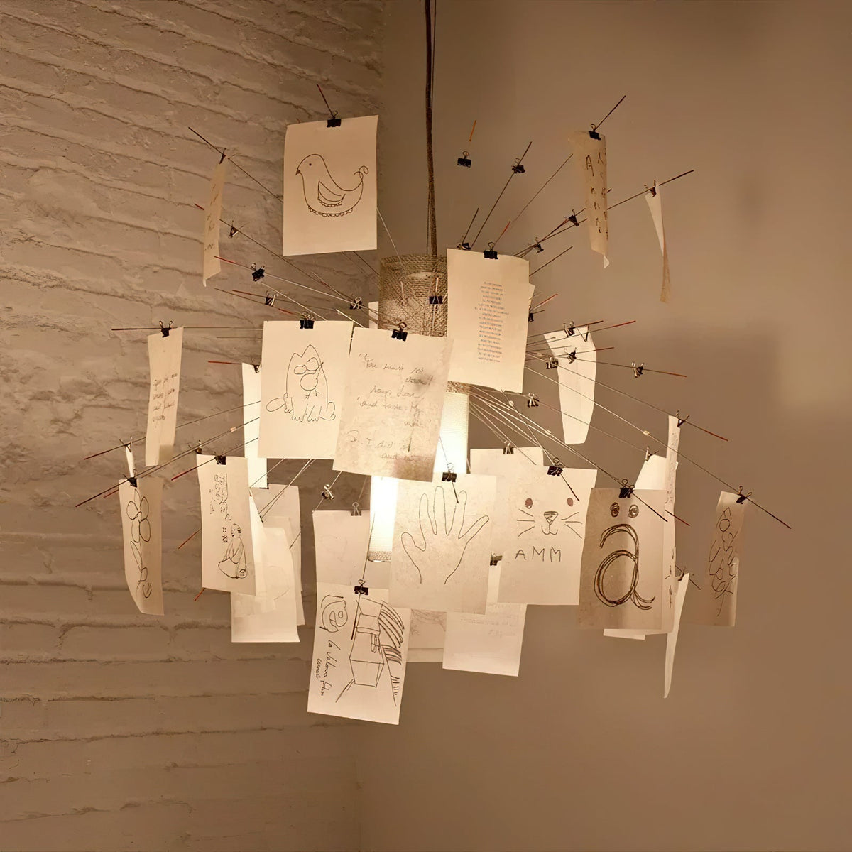 Luninena candelabru din hârtie