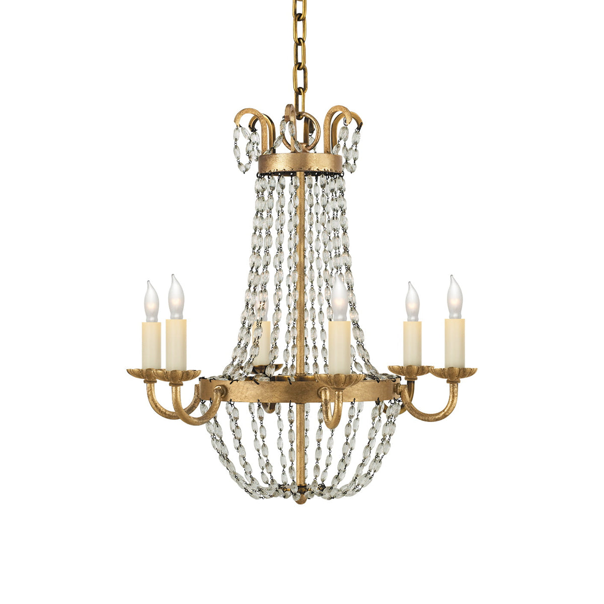 Luxinine candelabru Vintage Flea Market cu Cristale