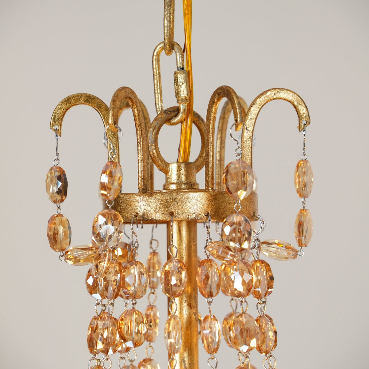 Luxinine candelabru Vintage Flea Market cu Cristale