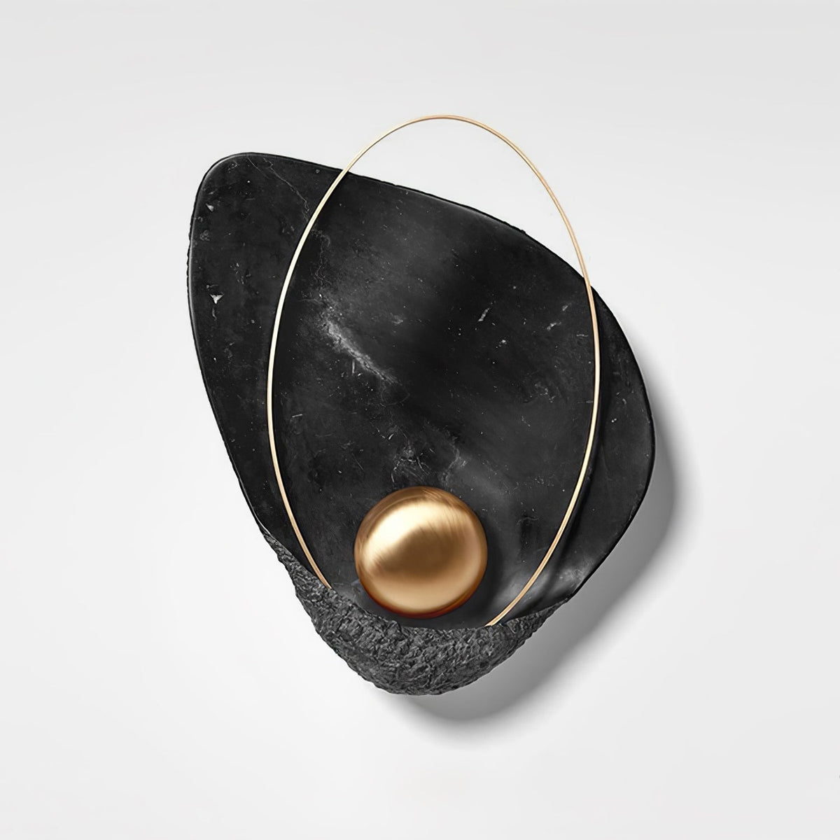 Vethaora aplică de perete din rășină, premium, în stil de artă nordică, cu aspect perlat