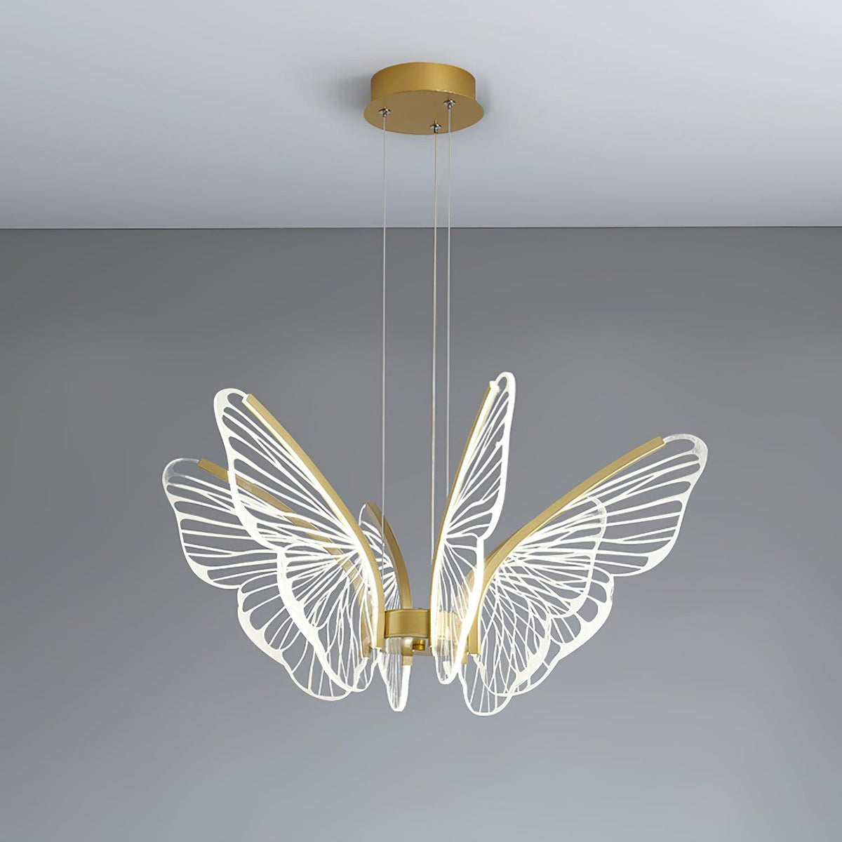 Zorvi candelabru Aripă de Fluture cristal