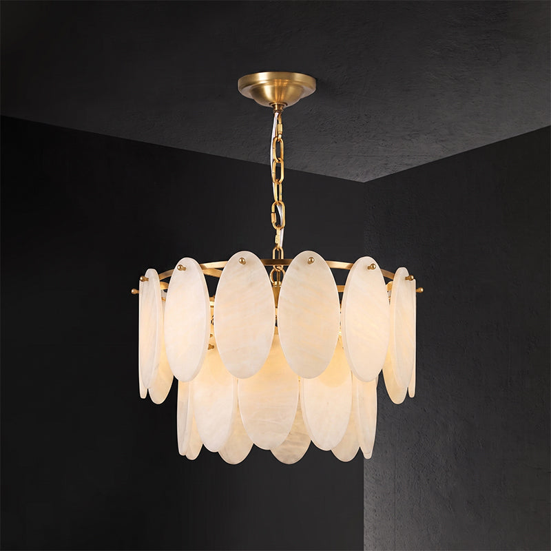 Elmsford Candelabru din alabastru