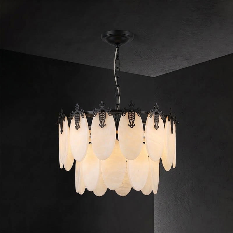 Fallowstone Candelabru botanic din alabastru
