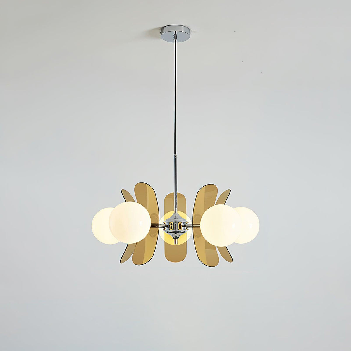 Ulano candelabru maro și portocaliu
