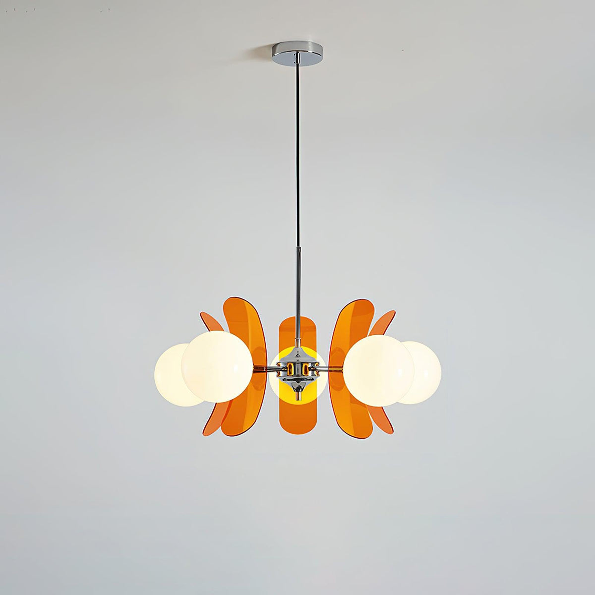 Ulano candelabru maro și portocaliu