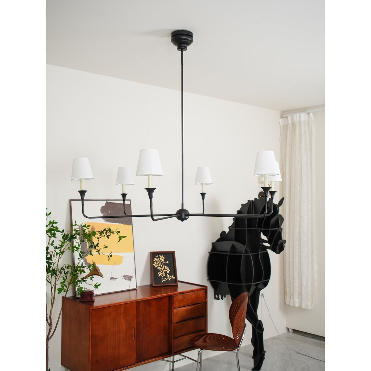 Arthaila candelabru  Vintage industrial Grande material textil