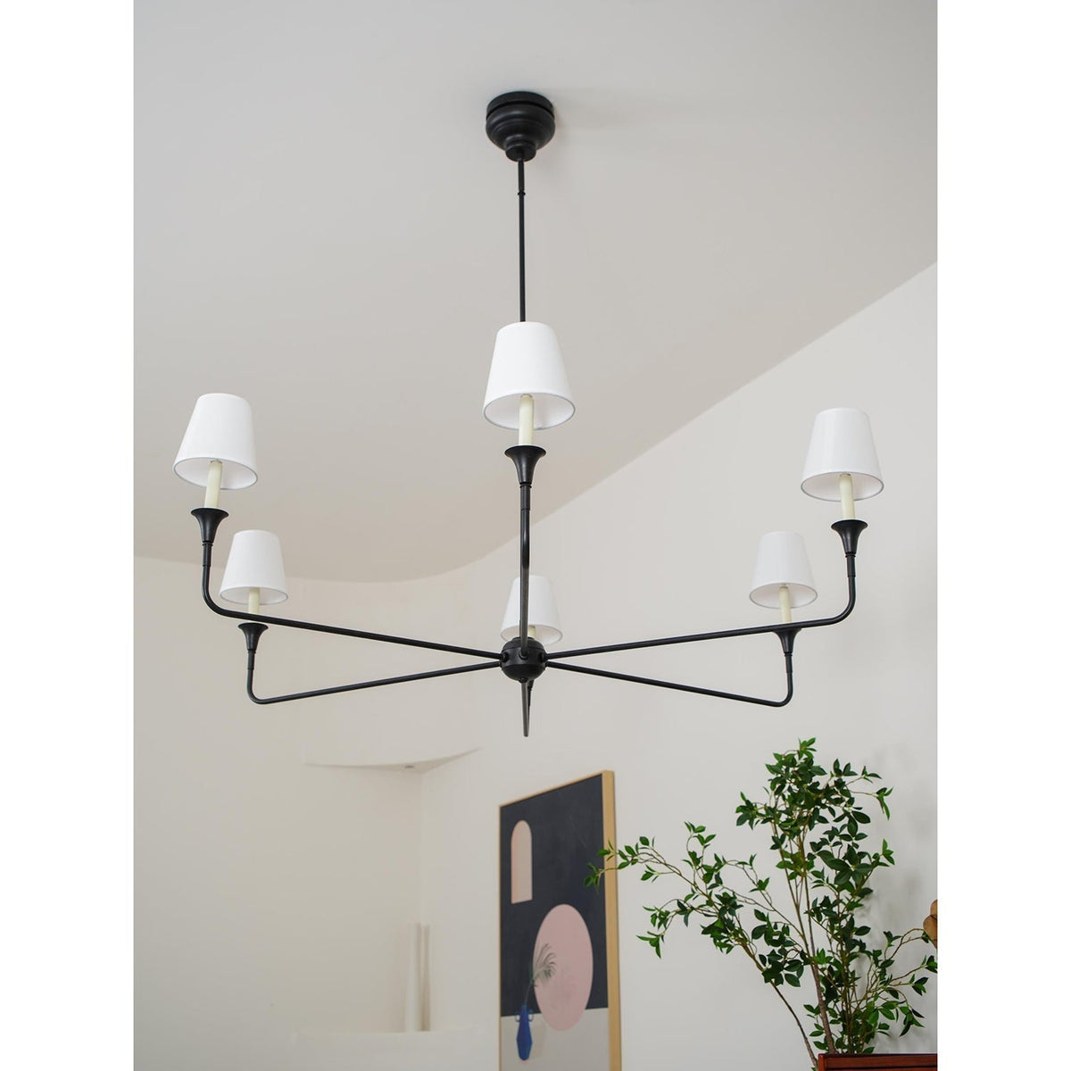 Arthaila candelabru  Vintage industrial Grande material textil