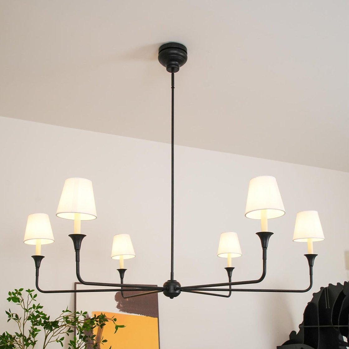 Arthaila candelabru  Vintage industrial Grande material textil