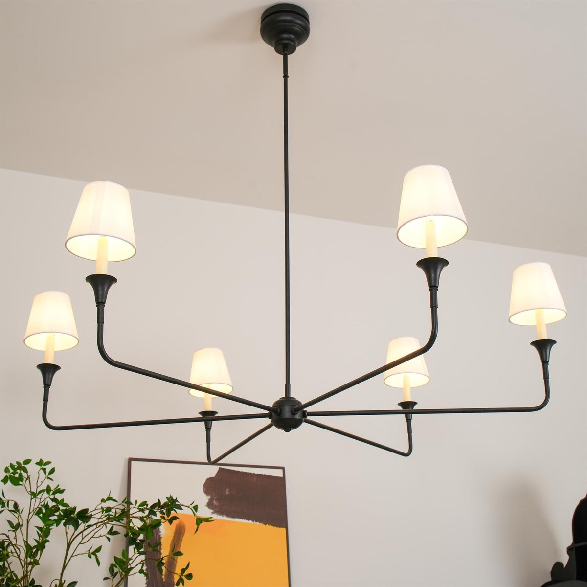Arthaila candelabru  Vintage industrial Grande material textil