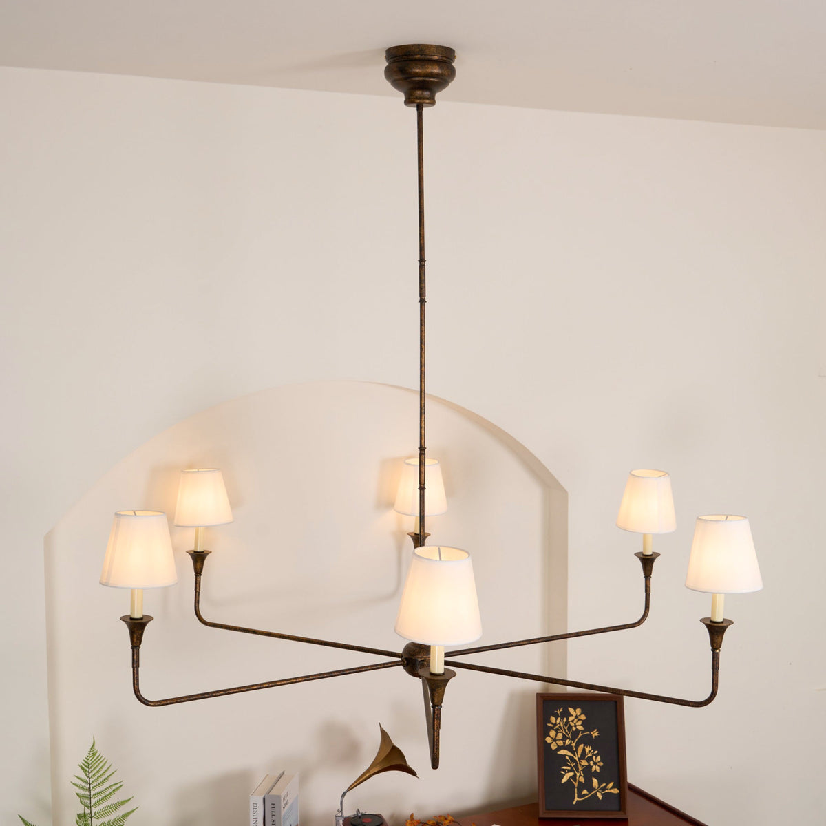 Arthaila candelabru  Vintage industrial Grande material textil