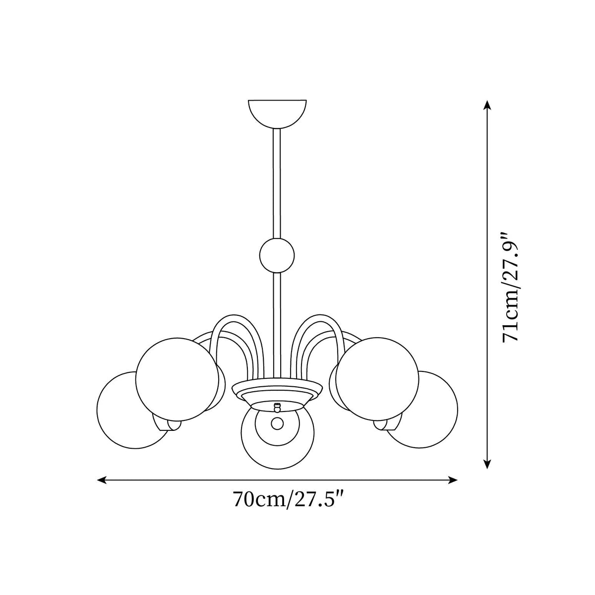 Pivone candelabru