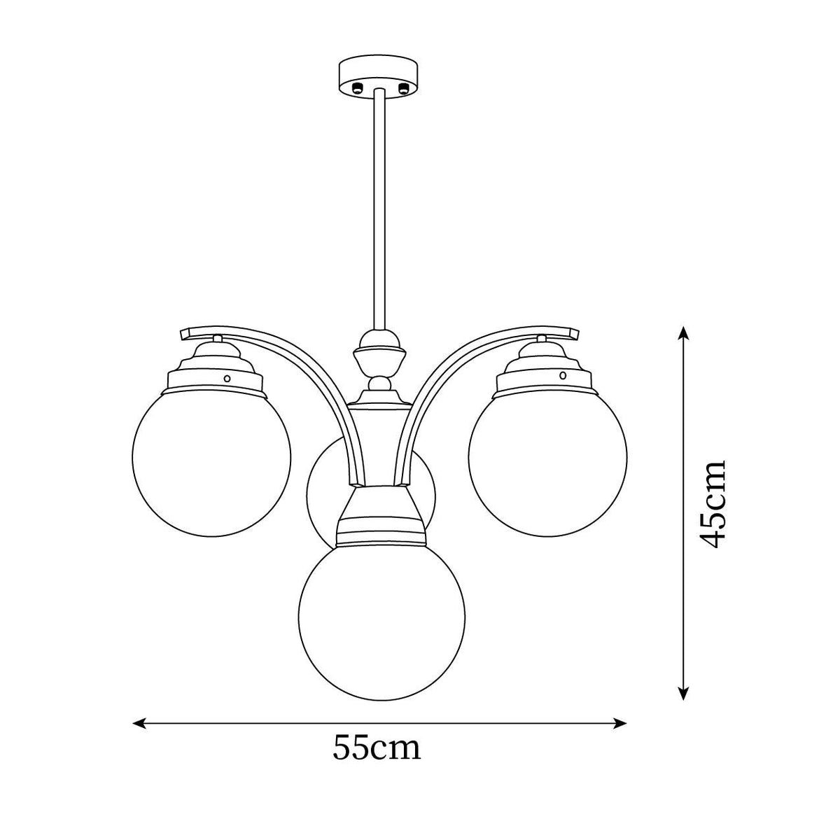 Terielaine candelabru