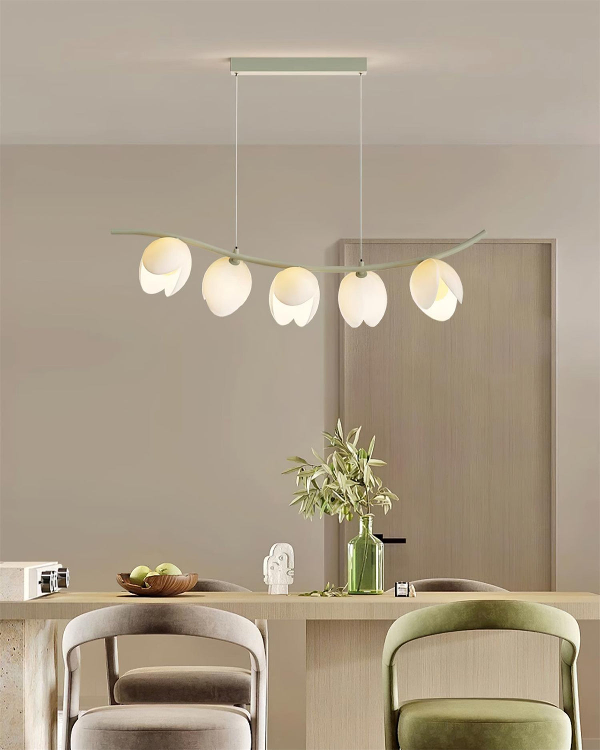Pistachio lampă suspendată, elegantă, în stil de artă nordică