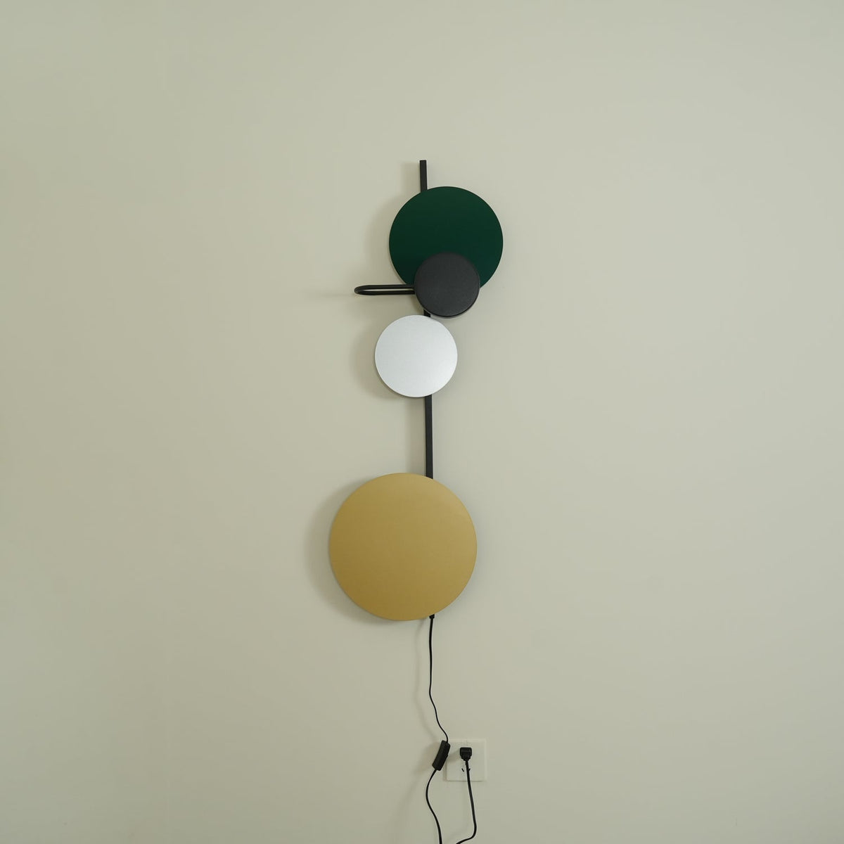 Selaaria aplică de perete, modernă, minimalistă, cu ștecher