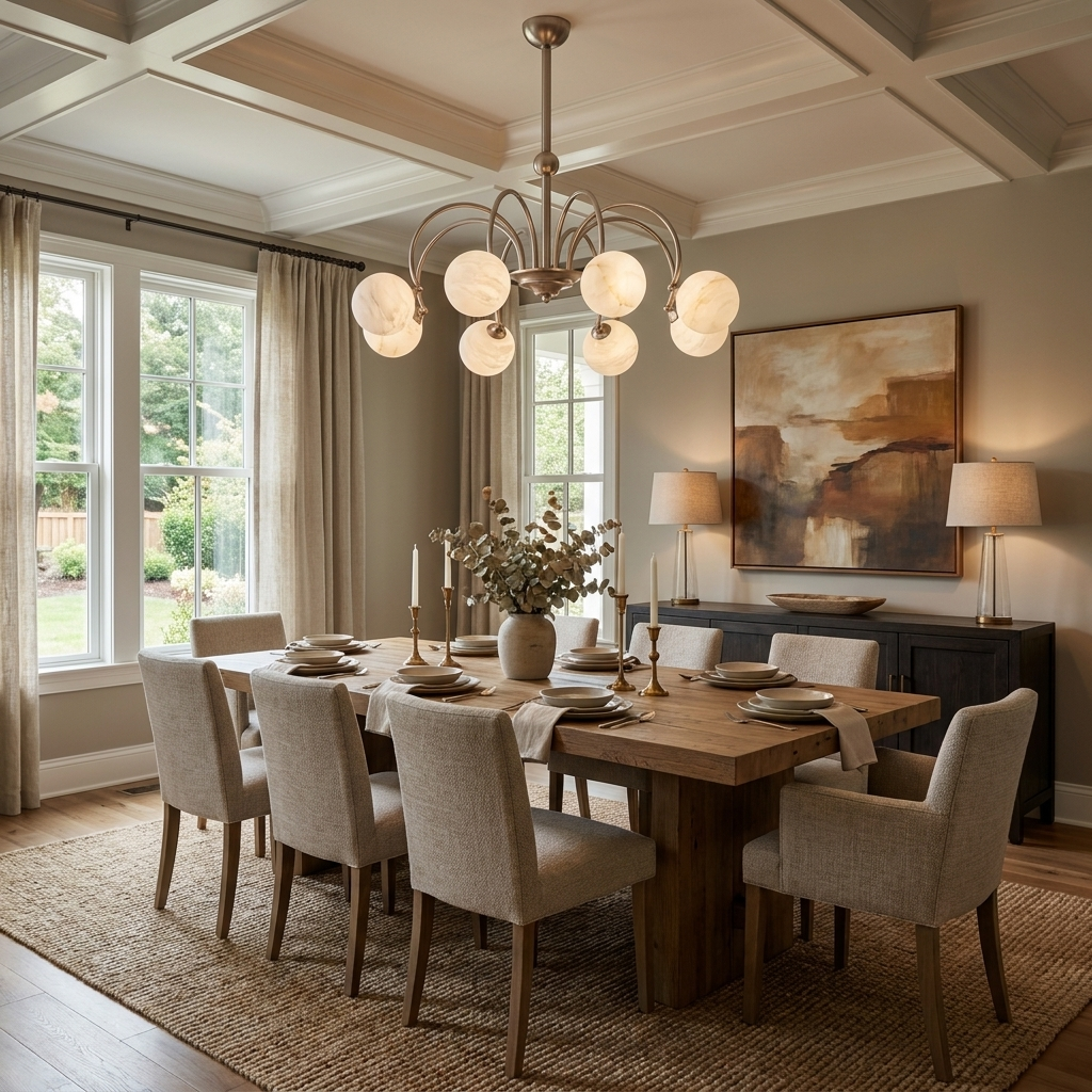 Norcombe Candelabru din alabastru