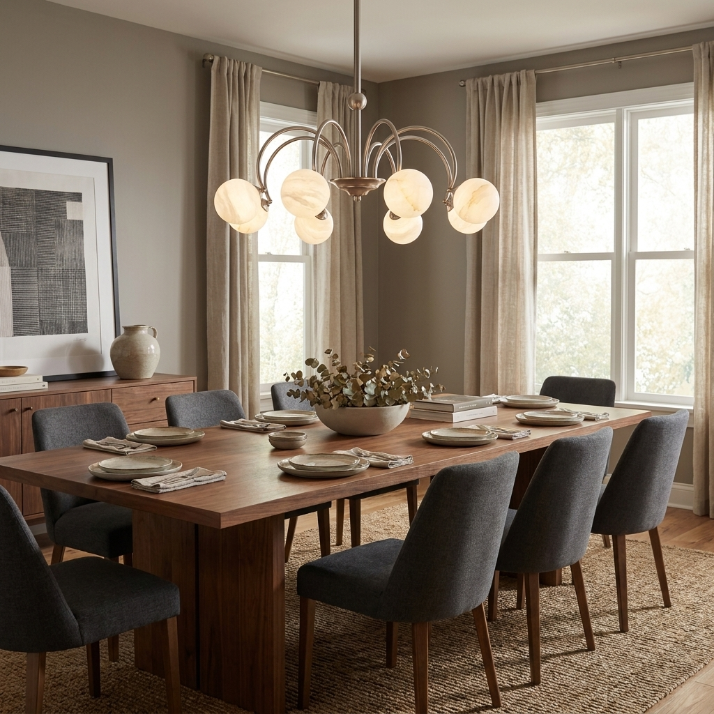 Norcombe Candelabru din alabastru