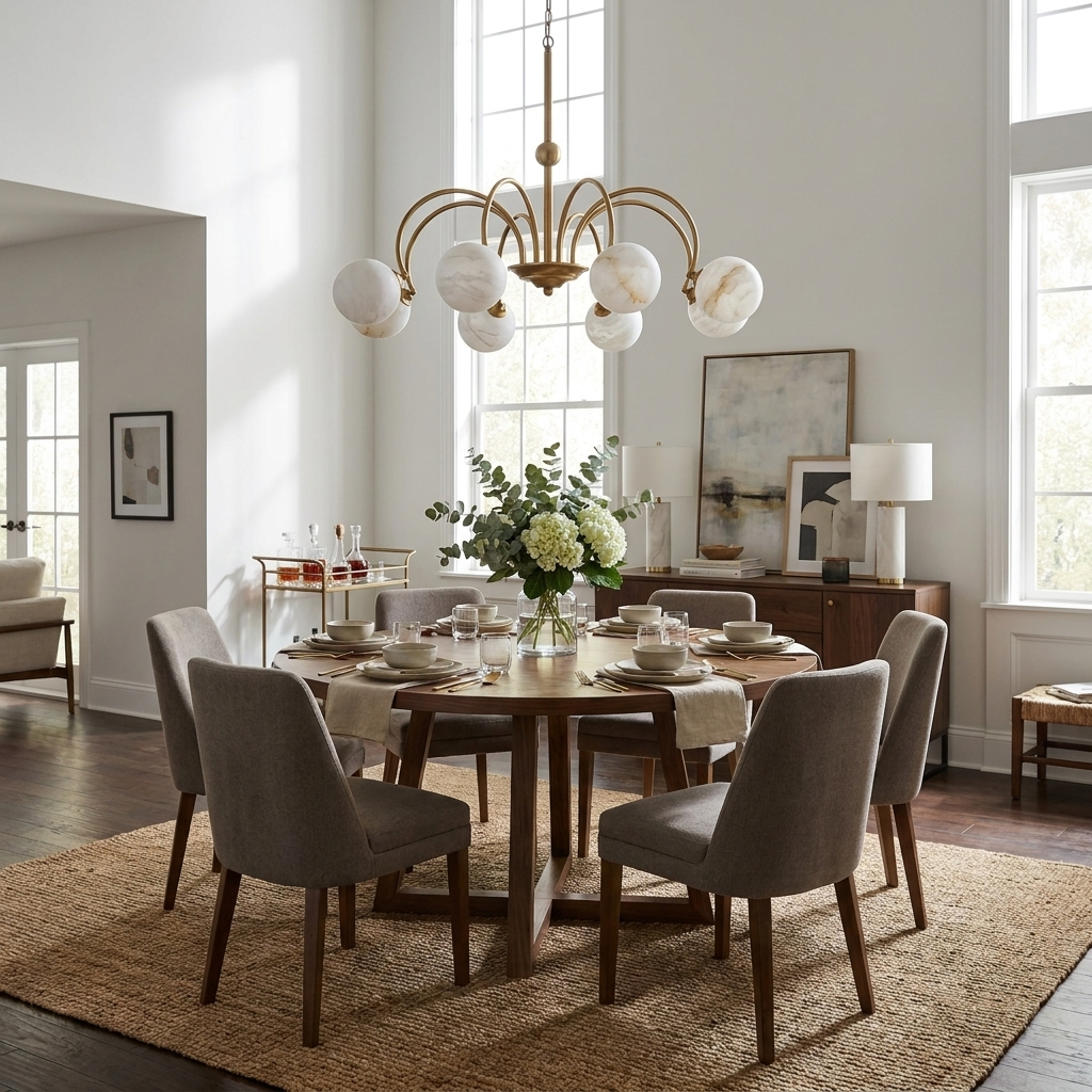 Norcombe Candelabru din alabastru