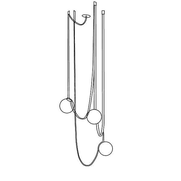 Zephira Multiple Belt lampă suspendată