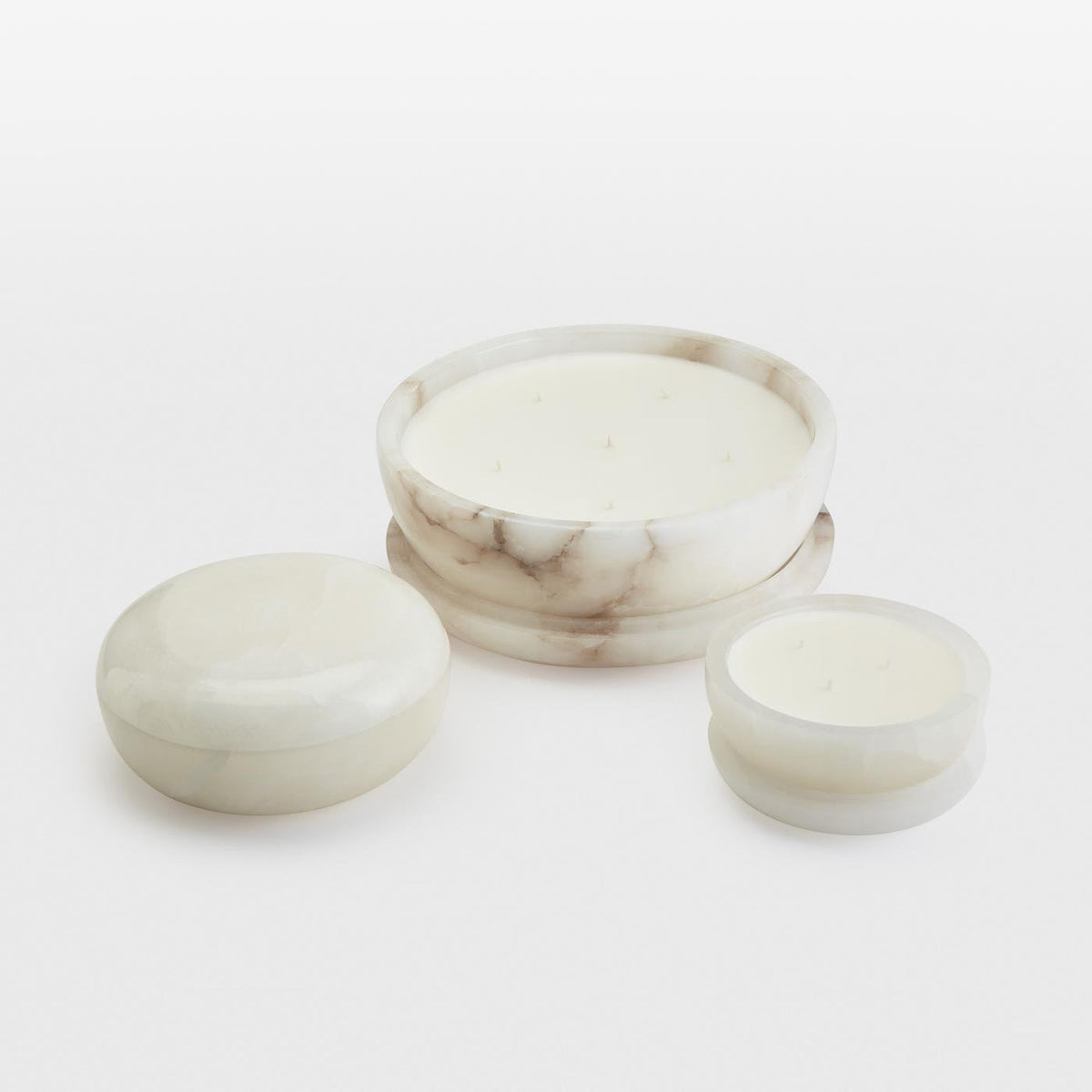Pomelo Tass marmură Candlestick Ornaments