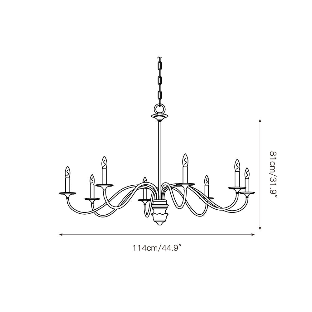 Lumoissa candelabru