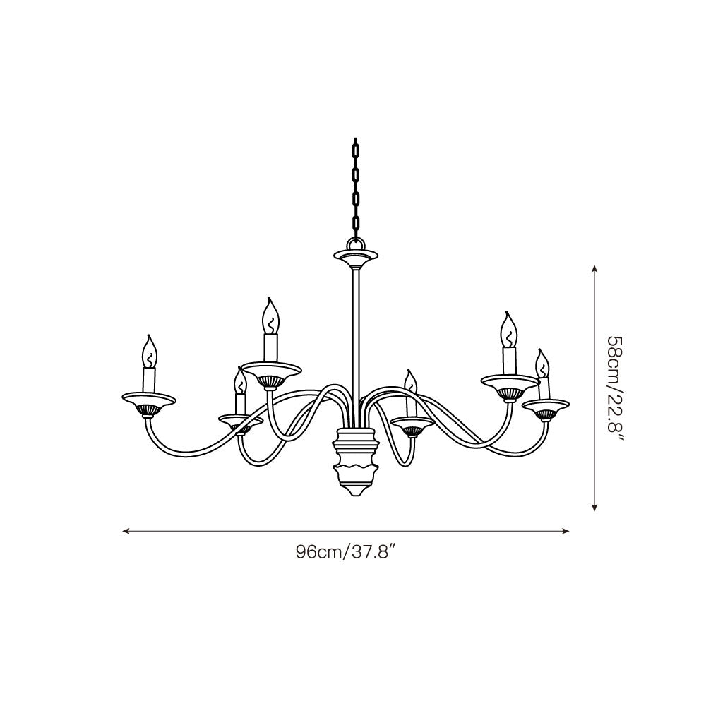 Lumoissa candelabru