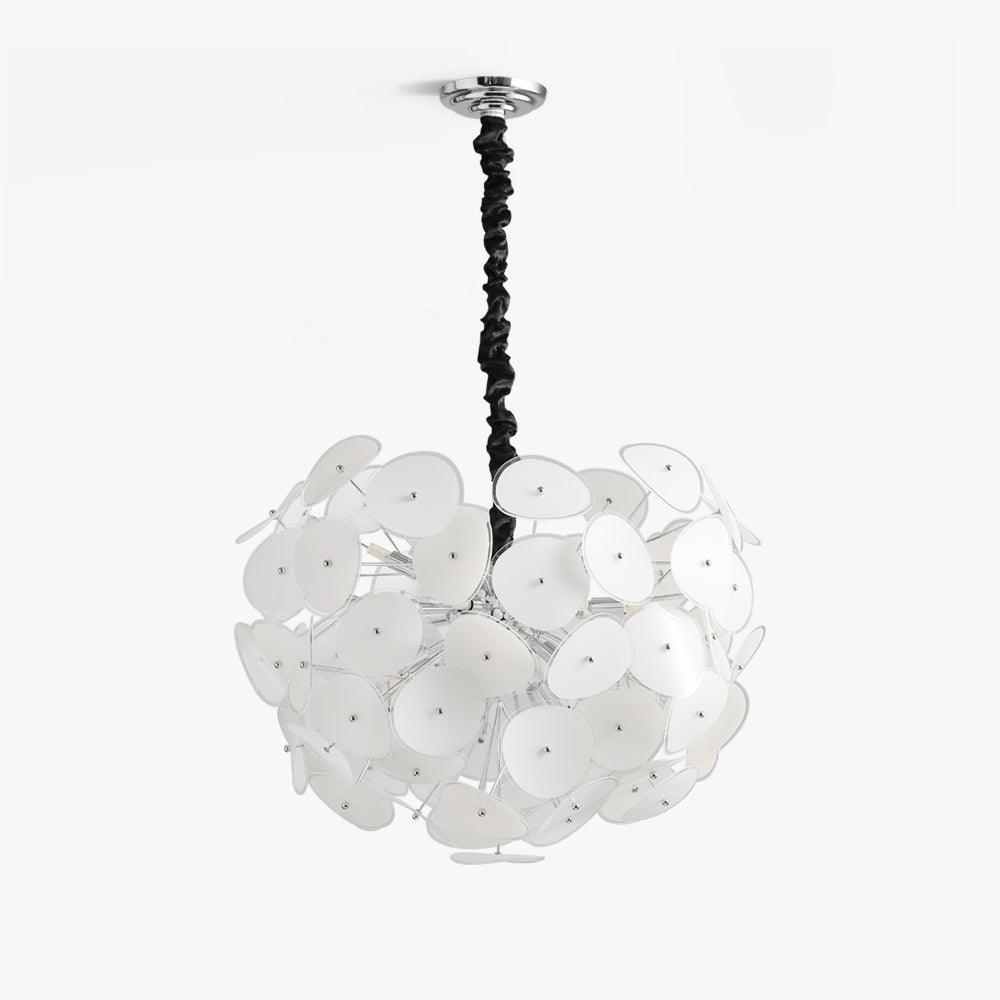Thera candelabru din sticlă, artistic, cu glob
