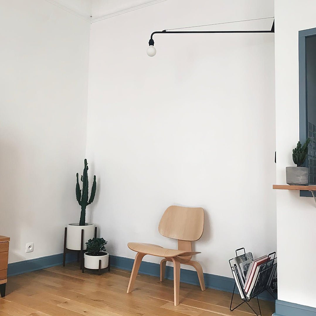 Blu aplică de perete modernă, minimalistă