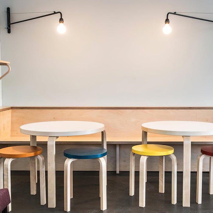 Blu aplică de perete modernă, minimalistă