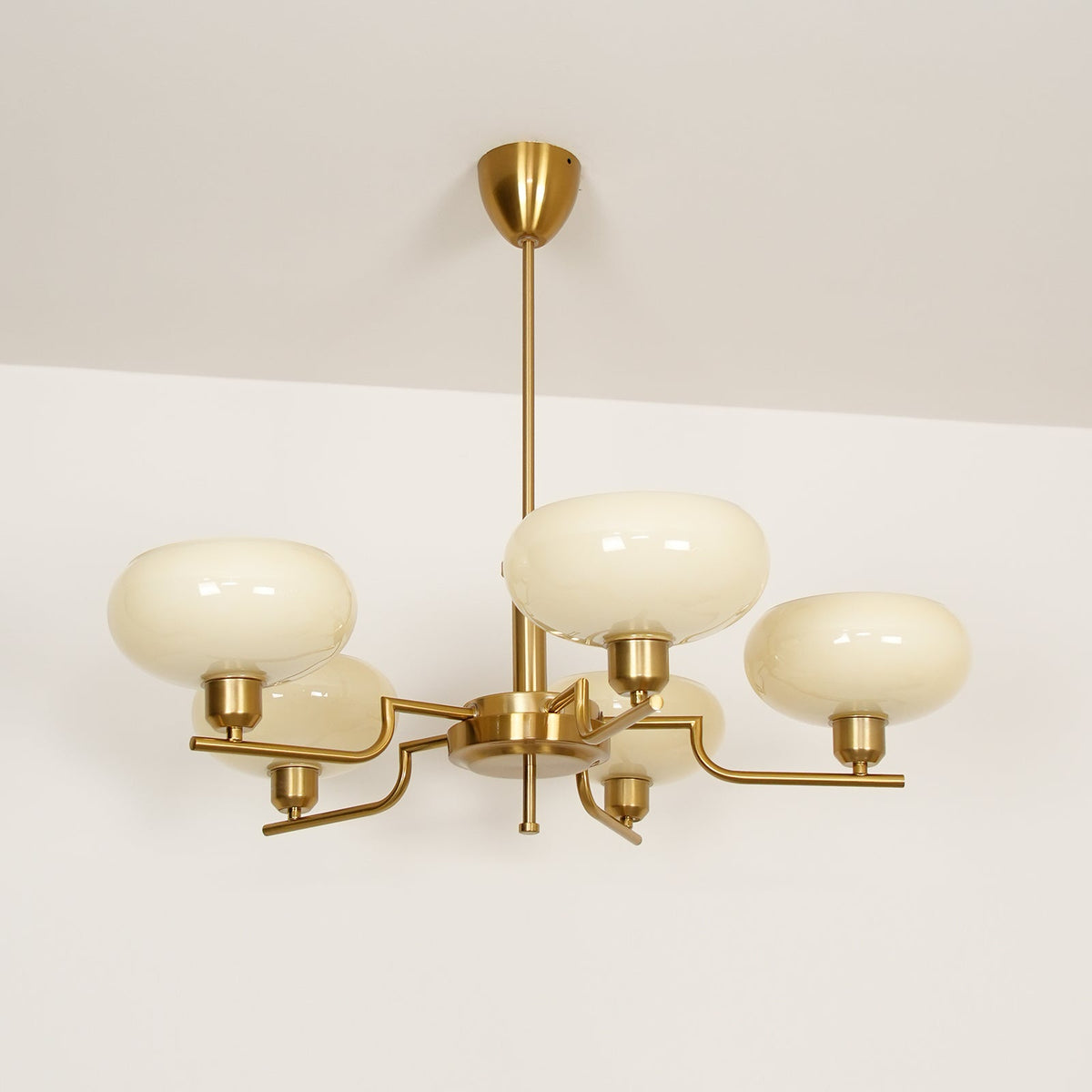 Candy candelabru din sticlă