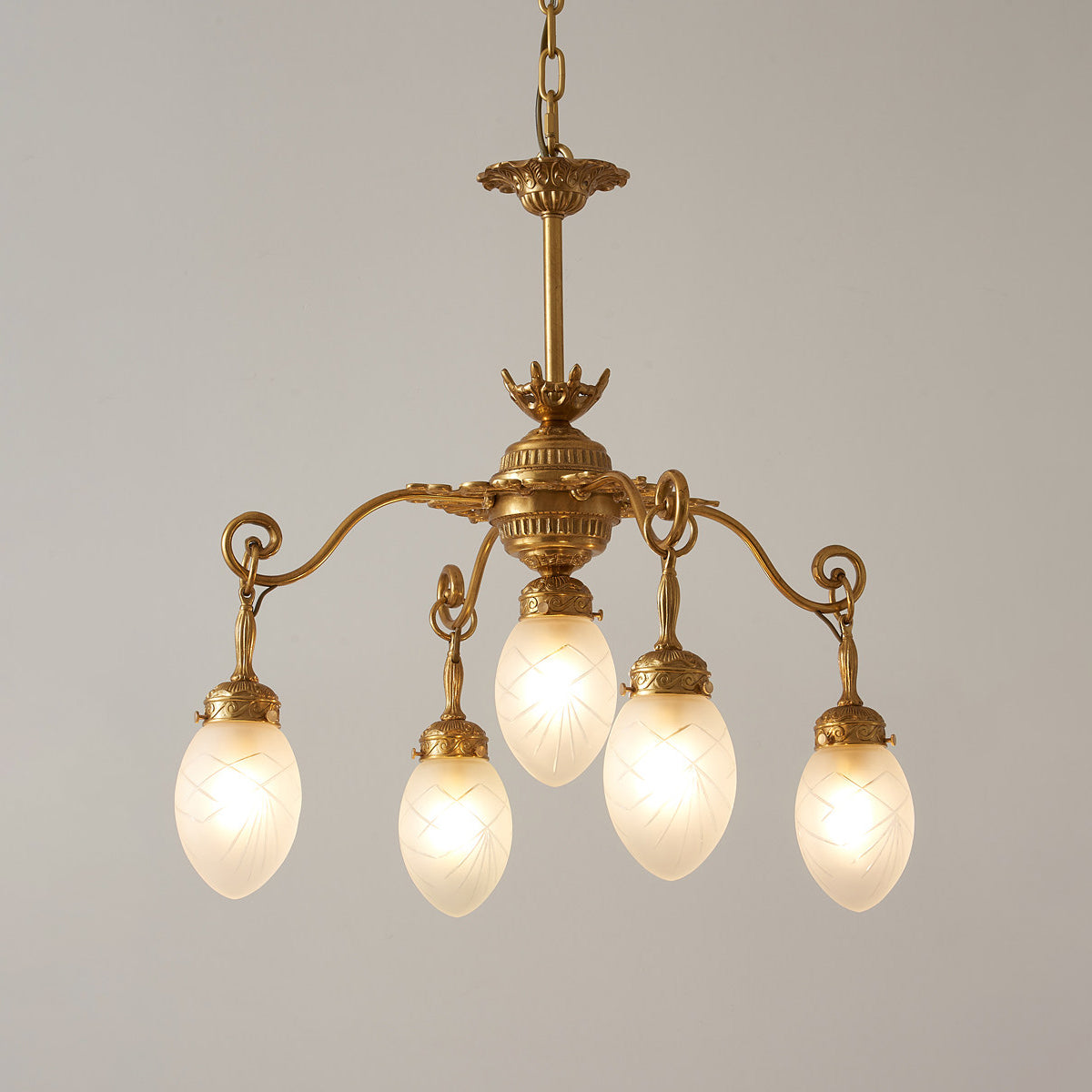 Quezal candelabru
