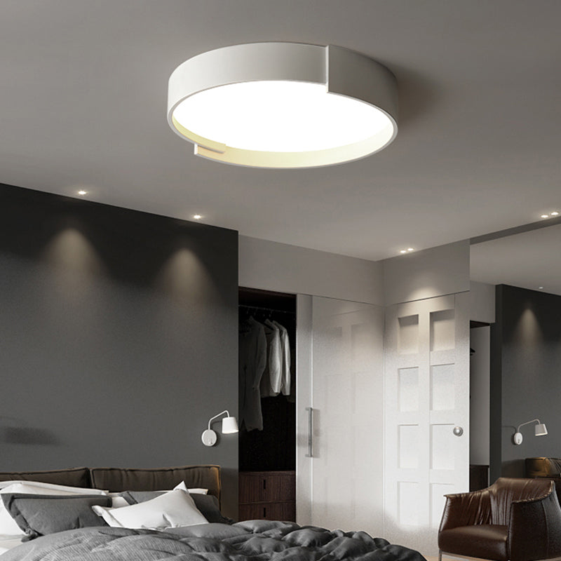 Arisha plafonieră aplicată modernă rotundă cu LED în două straturi