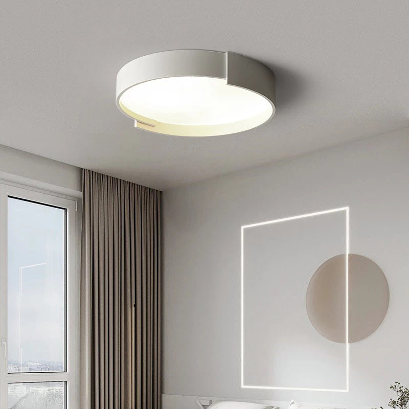 Arisha plafonieră aplicată modernă rotundă cu LED în două straturi