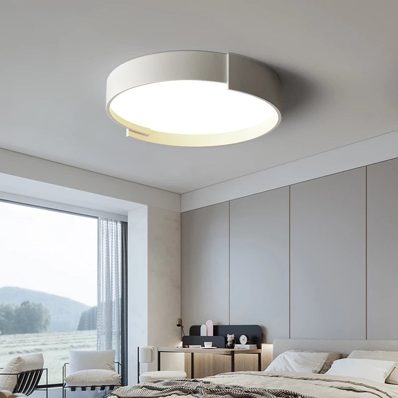 Arisha plafonieră aplicată modernă rotundă cu LED în două straturi