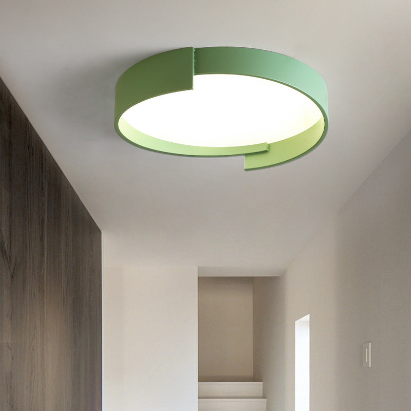 Arisha plafonieră aplicată modernă rotundă cu LED în două straturi